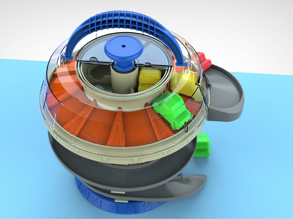 兒童旋轉(zhuǎn)停車場玩具設(shè)計
